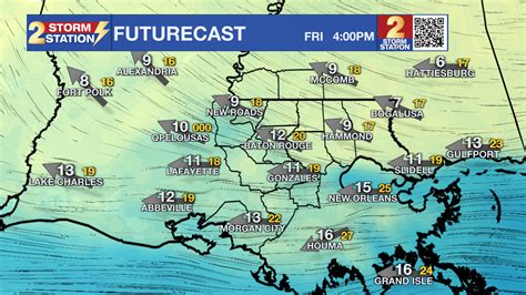 Thursday PM Forecast: Winds increasing, with rain chances following suit