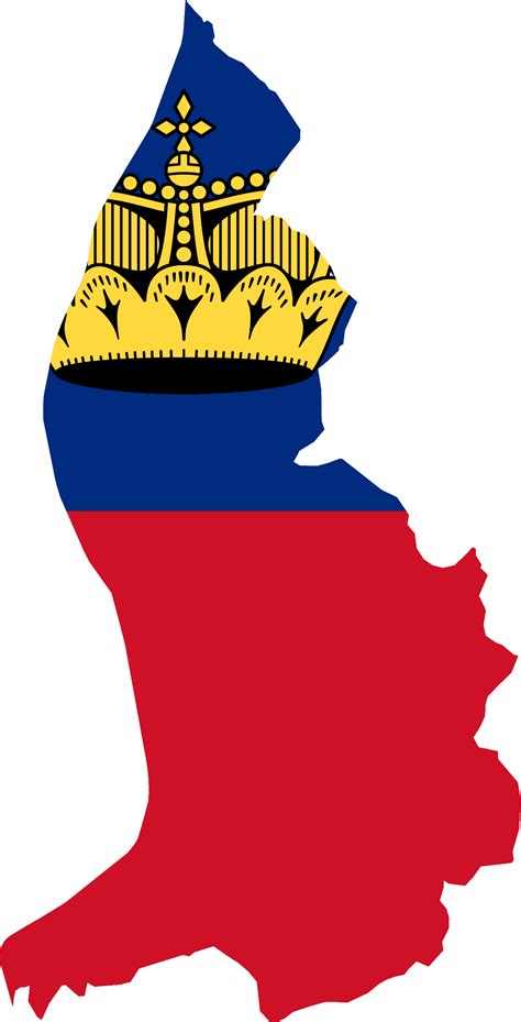 Flag map of Liechtenstein | Symbol Hunt