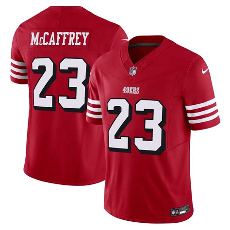 Christian Mccaffrey San Francisco 49Ers Vapor F.U.S.E Jersey V2- All ...