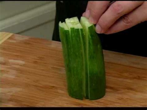 Cooking Tips : How to Julienne Cucumbers - YouTube