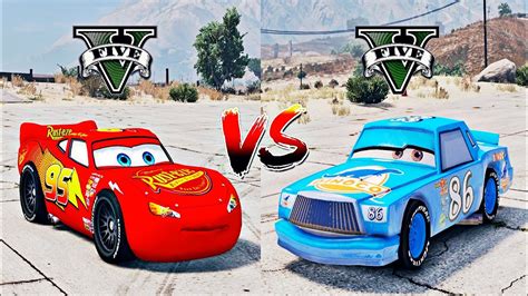 Lightning McQueen Car Vs Chick Hicks Dinoco In GTA 5 - Which Is Best ? - YouTube