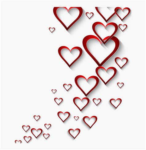 Valentines Day Heart Wallpaper - Love Heart Background Png, Transparent Png , Transparent Png ...