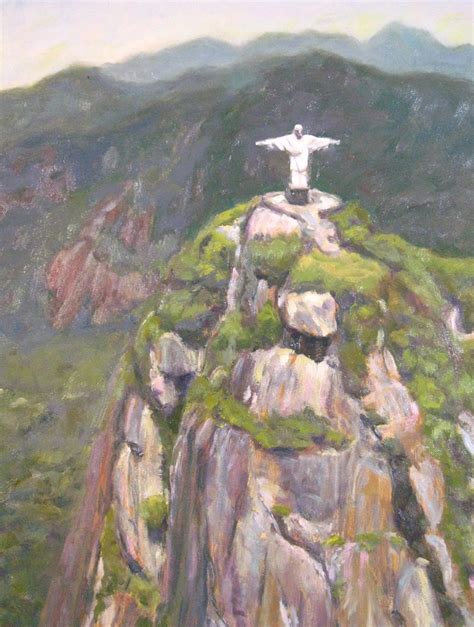 Robie Benve Art: Christ the Redeemer, Oil Painting