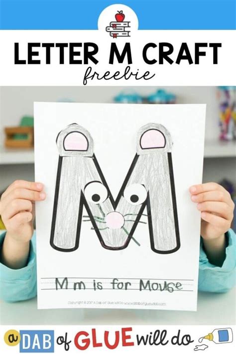 Animal Alphabet M is for Mouse Craft