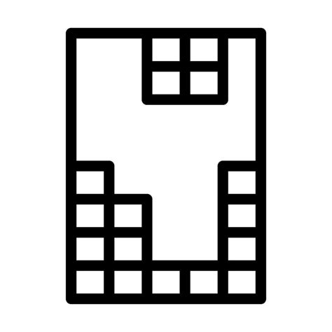 Tetris Icon Design 19975122 Vector Art at Vecteezy