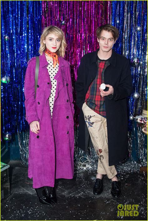 Natalia Dyer & Charlie Heaton Couple Up for Cara Delevingne's Holiday Party: Photo 3996010 ...