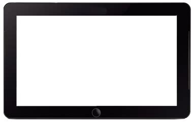 Transparent tablet PNG image