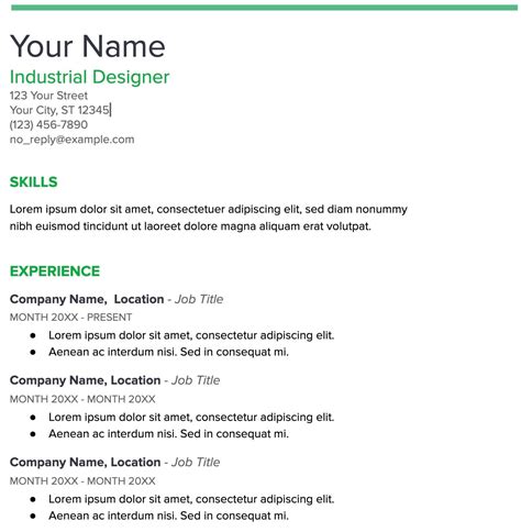 5 Free Google Docs Resume Templates to Help You Stand Out | theSkimm