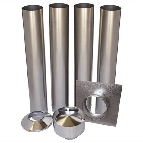 Maxiheat: Maxiheat 6 inch Chimney Flue Kit | 4 metres straight | Stainless Steel: MXFKCH3 Flue Kits