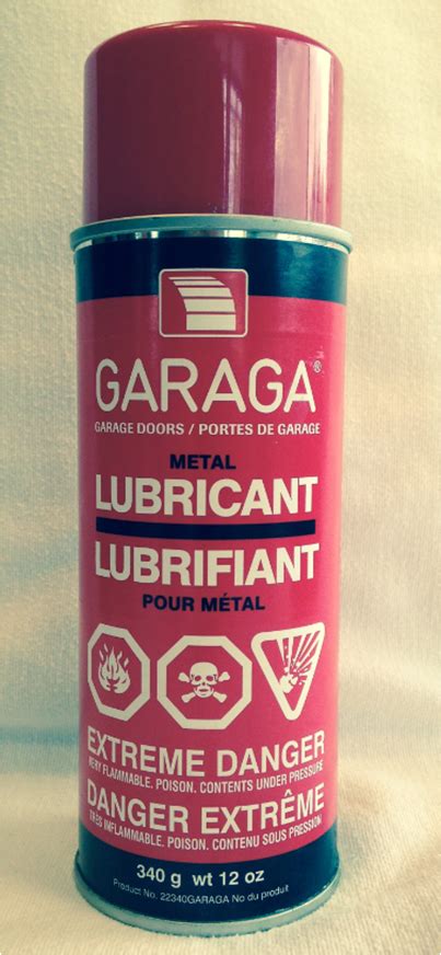 Lubrifiant pour porte de garage | Maintenance | Garaga