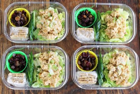 Chicken Salad Protein Boxes (Meal Planning)