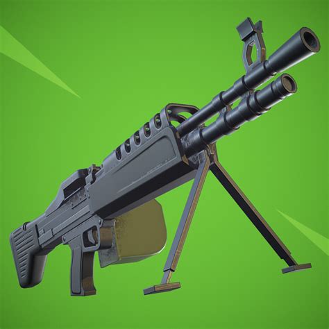 ArtStation - M60 Machine Gun (LMG) [Fortnite Style]