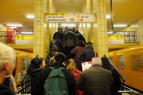 Passengers Climb Stairs After Disembarking U Editorial Stock Photo ...