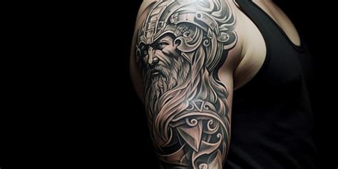 Norse Thor Tattoo: Celebrating the Thunder God’s Might - Viking Style