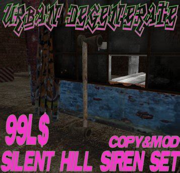 Second Life Marketplace - Silent Hill Siren Set