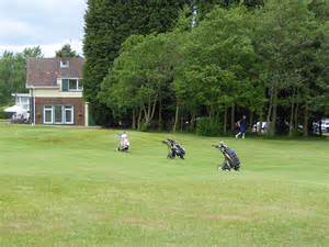 Three caddy carts at Wearside Golf Club © Oliver Dixon cc-by-sa/2.0 ...