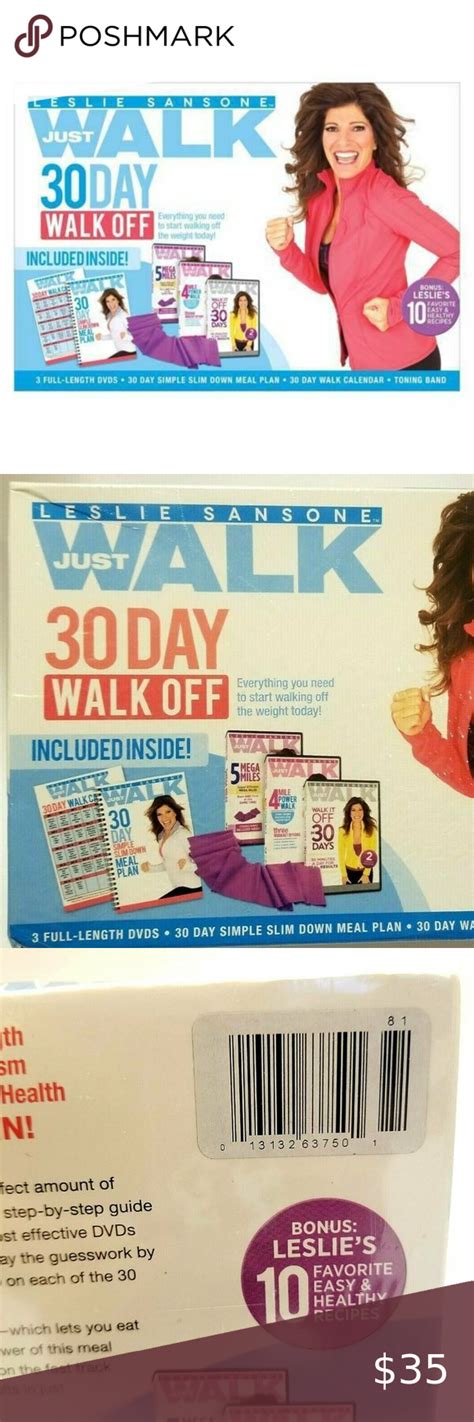 🆕Leslie Sansone 30 Day "Just Walk" (3)DVD Box Set | Dvd box, Leslie sansone, Boxset