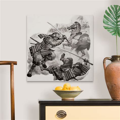 Samurai Canvas Wall Art Print, History Home Decor | eBay