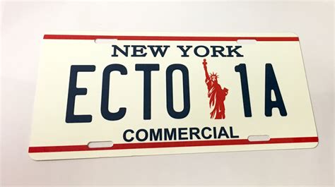 ECTO-1A - Ghostbusters License Plate | Custom Creations