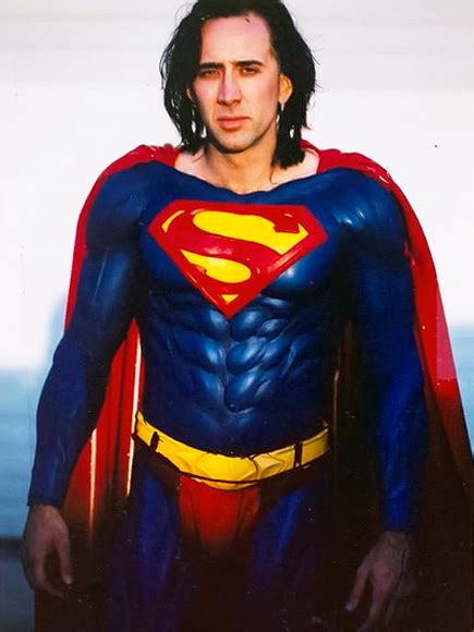 Nicolas Cage as Superman: See Actor in Costume in Failed '90s Movie : People.com