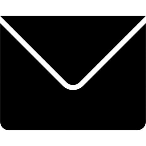 New email black back envelope symbol of interface Icons | Free Download