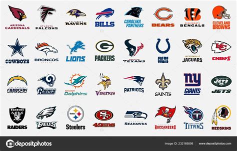 All 32 Football Teams Logos