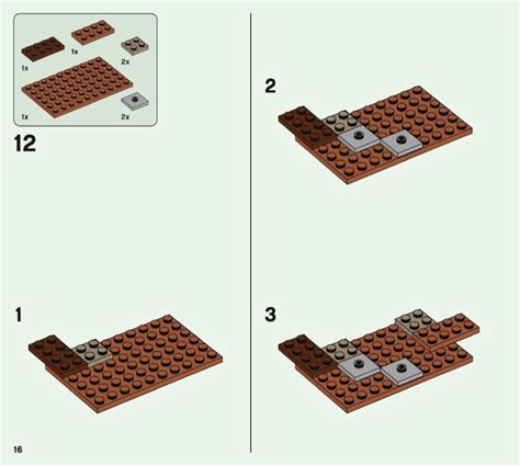 LEGO 21171 The Horse Stable Instructions, Minecraft - Minifig-scale