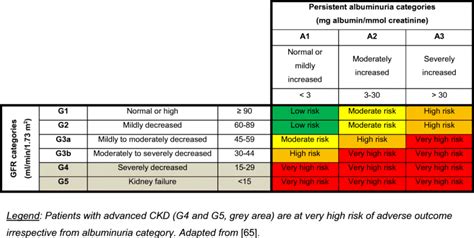 Prognosis of chronic kidney disease (CKD) by glomerular filtration rate ...