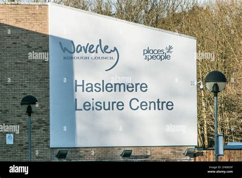 Haslemere Leisure Centre Stock Photo - Alamy