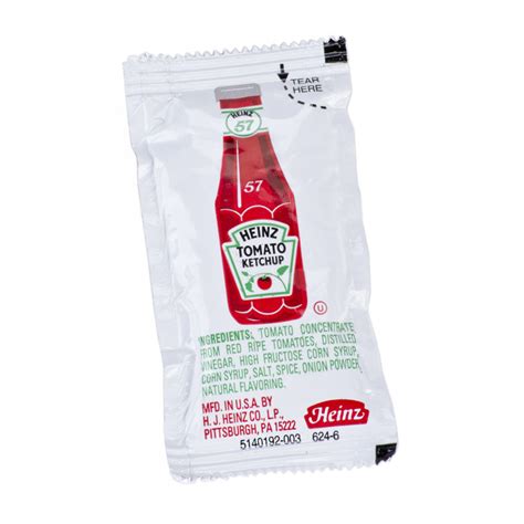 Heinz Ketchup Packet, 9 gm Each, 500 Packets Total