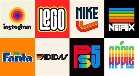 Experimental Bold Logo Series of Famous Brands Turned Amazing - Designbolts