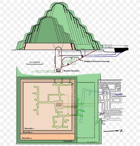 Pyramid Of Djoser Ancient Egypt Step Pyramid Map, PNG, 693x861px, Pyramid Of Djoser, Ancient ...