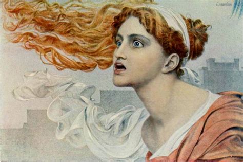 Cassandra (Anthony Frederick Sandys - ) | Pre raphaelite art, Cassandra ...