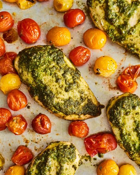 30-Minute Pesto Chicken with Burst Cherry Tomatoes | The Kitchn