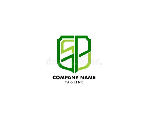 Shield Letter GSP Logo Template Stock Vector - Illustration of business, emblem: 190706044