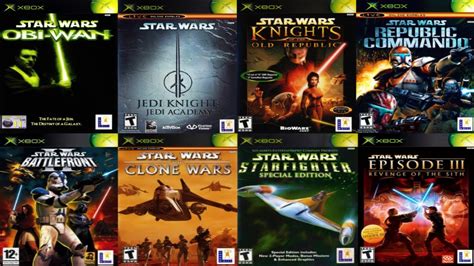 All Star Wars Games for Xbox (Original) - YouTube