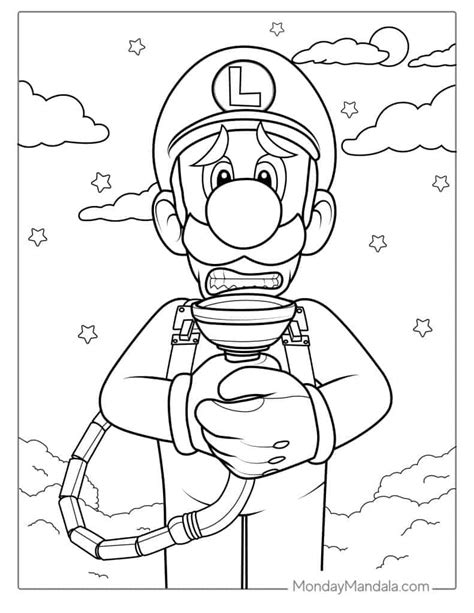 30+ Luigi'S Mansion 3 Coloring Pages - TaufiqKarly