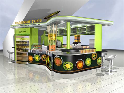 Barefruit Juice Kiosk. Love!! | Juice bar, Juice bar design, Kiosk design