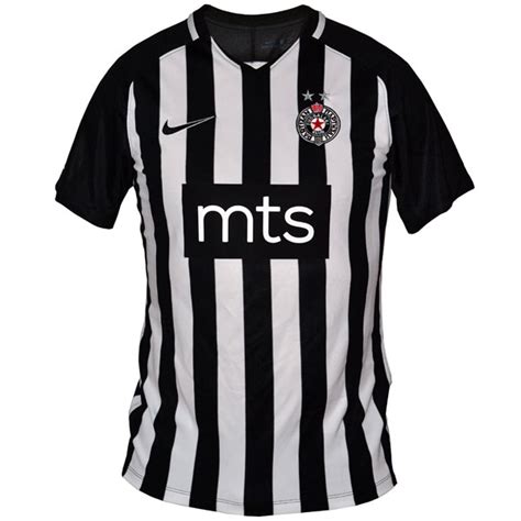 Nike black&white jersey FC Partizan 2019/20 : Small Serbian Shop