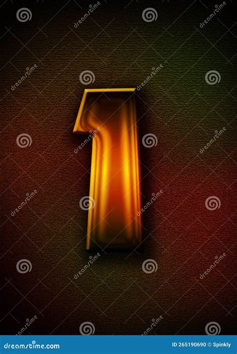 Gold Number 1 on Textured Gradient Background Wallpaper Stock ...