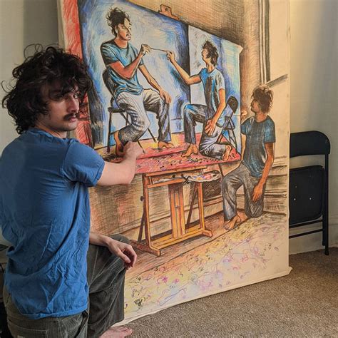 This Artist Keeps Painting Himself, Painting Himself, Painting Himself ...