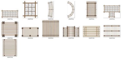 2D Outdoor top View Pergola Plans PNG PSD PDF 13 layers Texture | CGTrader