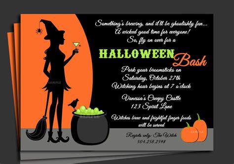 Costume Party Invitation Wording Inspirational Halloween Fice Lunch… | Free halloween party ...