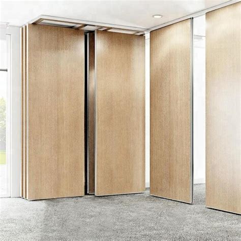 Customized Commercial Office Partition Wall / MDF Folding Acoustic ...