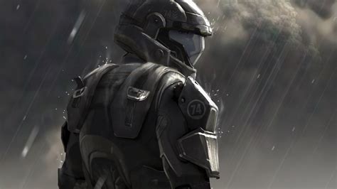 Halo 3 Odst Wallpaper Rain