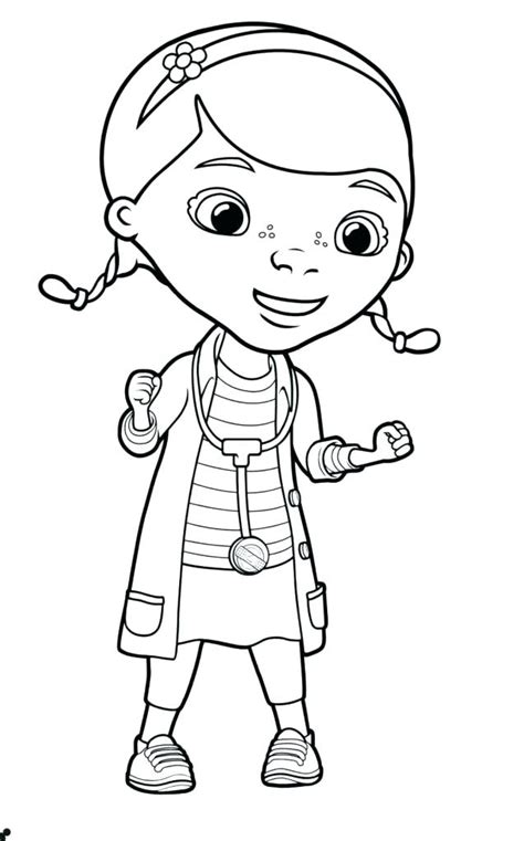 Doc Mcstuffins Stuffy Coloring Pages at GetDrawings | Free download