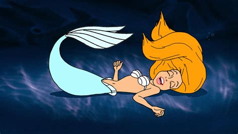 Thumbelina as Ariel laying down by HomerSimpson1983 on DeviantArt