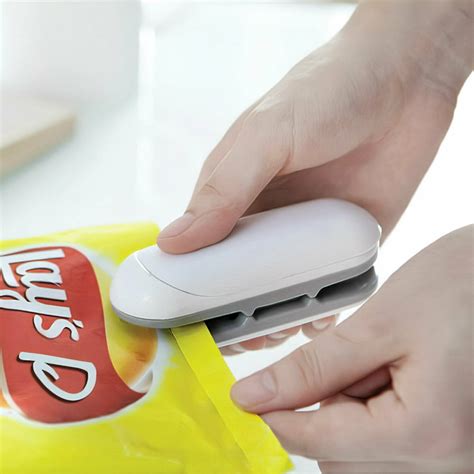 Bag Sealer,Mini Bag Sealer,Portable Mini Sealing,Bag Heat Sealer,Handheld Heat Sealer,2 in 1 ...