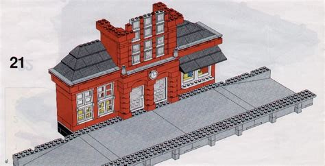 Old LEGO® Instructions | letsbuilditagain.com | Lego train station, Lego, Lego instructions