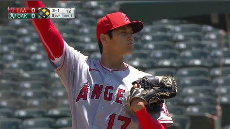 Shohei Otani Pitcher Highlights | Los Angeles Angels vs Oakland ...